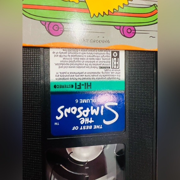The Best of The Simpsons VHS Lot โ Volumes 4, 5 & 6 (1997) - Picture 15 of 15
